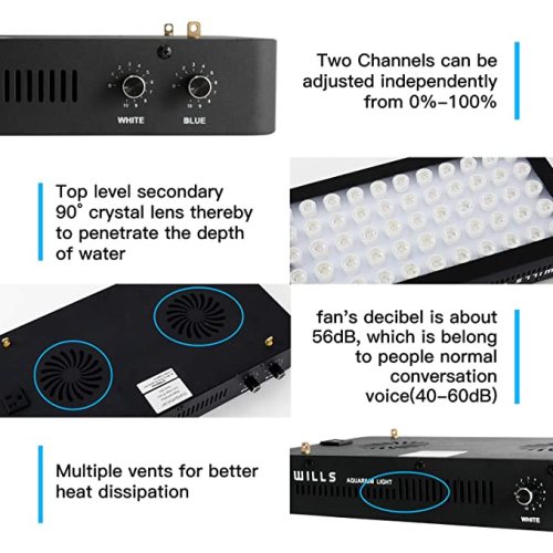 165watt Tanie Ściemniana Rafa Rafacyjna LED Oświetlenie EVO