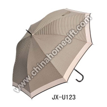 Automatic Open Stripe Straight Umbrella