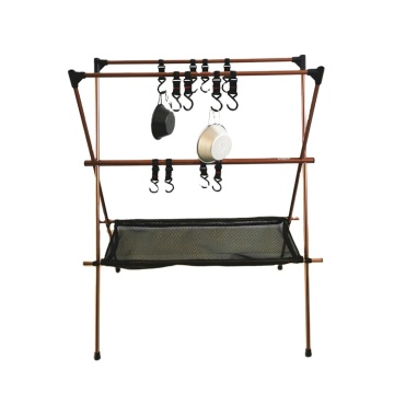 Portable Outdoor Net Shelf: Strong, Durable, and Easy to Carry