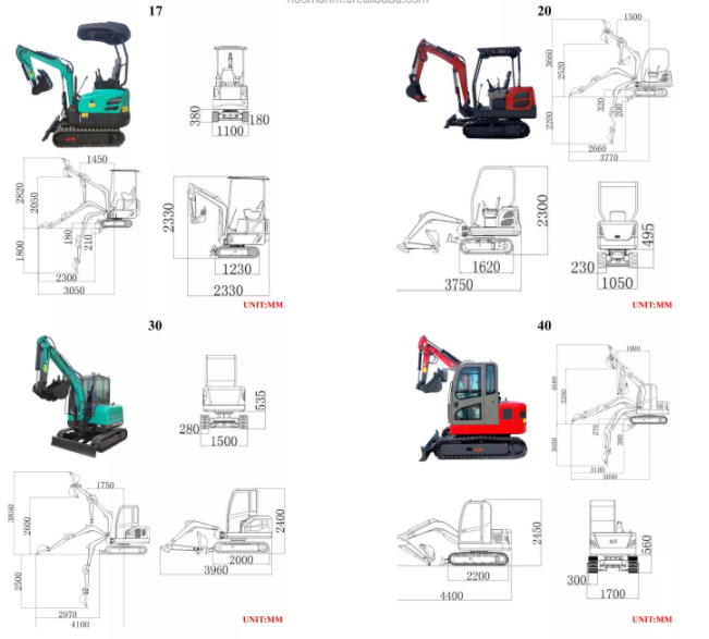 1ton Mini Excavator