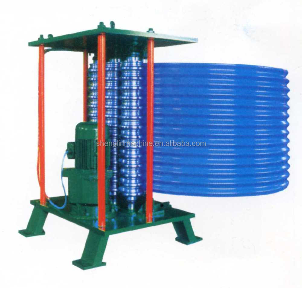 Auto crimping curved roll forming machine/ roof sheet crimping machine/arch machine