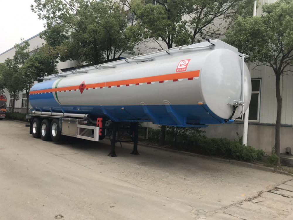 Air suspension Aluminium alloy fuel tank semi-trailer