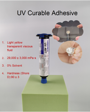 UV Light-Curing Adhesives for Metal Bonding