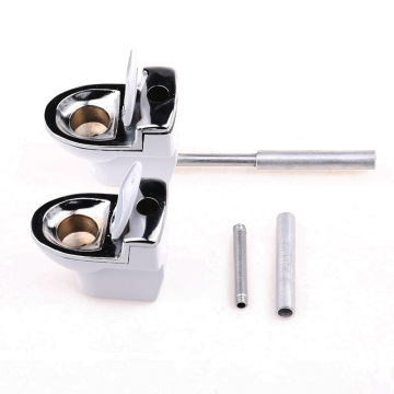 Innovative portable toilet shaped ceramic smoking tube