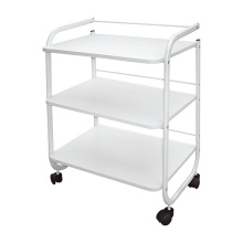 3 Shelves Utility Trolley Cart With Plastic Hand