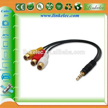 Audio to video AV cable gold plated