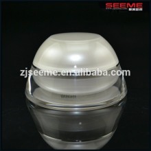 Mushroom sharp acrylic cream jar,acrylic cosmetic container