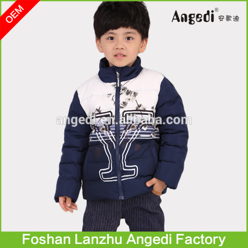 Bulk Wholesale Windbreaker Jacket Short Length Down Coat Kids Boys Jacket