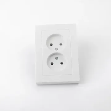 EU Standard Double Socket Outlet 16A 220V
