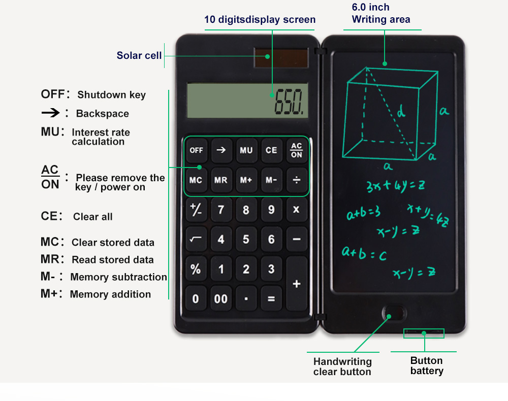 calculator keyboard