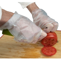 Clear Biodegradable Cornstarch Food Service Plastic Gloves