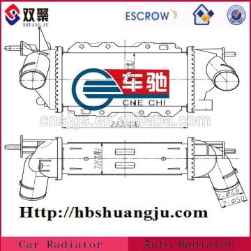 Top mount Intercooler