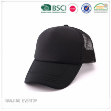 Noir Polyester Trucker Cap vente en gros