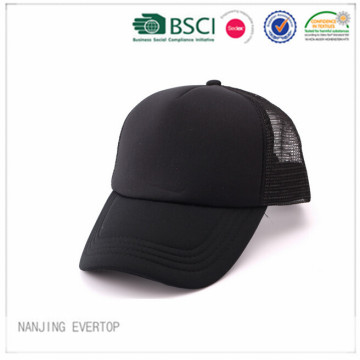 Black Polyester Trucker Cap Wholesale