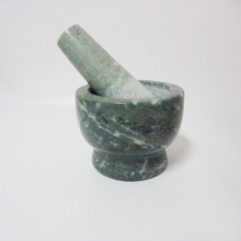 Polished Stone Mortar Pestle Set