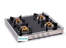Gas Cooktop Forged Brass Burners Mirror Finish
