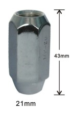 43mm long acorn lug nuts