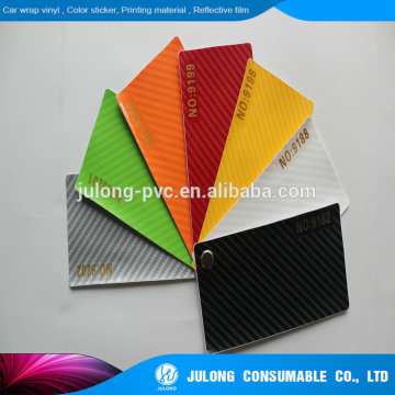 High stretchable 3m vinyl wrap/3M glossy carbon fiber film sticker