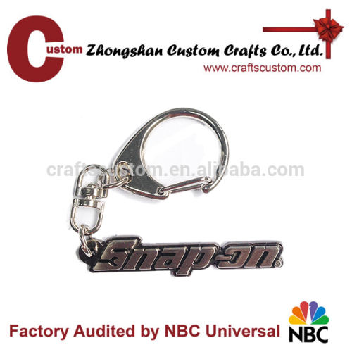 Wholesale custom metal spring hook key ring with factory direct price