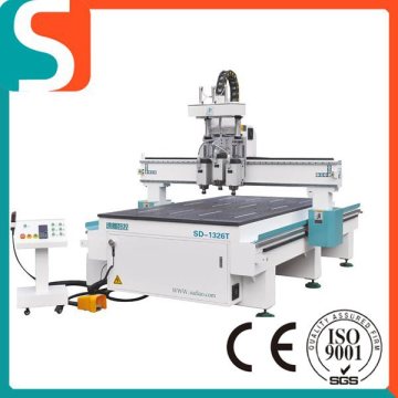 wood carving cnc router professional make lock hole