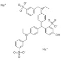 Benzenemethanaminium,N-ethyl-N-[4-[[4-[ethyl[(3-sulfophenyl)methyl]amino]phenyl](4-hydroxy-2-sulfophenyl)methylene]-2,5-cyclohexadien-1-ylidene]-3-sulfo-,inner salt, sodium salt (1:2)
CAS No.:2353-45-9 CAS 2353-45-9