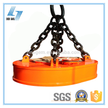 Large Lifting Capacity Rectangular Electric Magnetic Lifter Tool for Steel Scraps