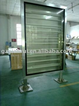 Outdoor Stainless steel scrolling light box