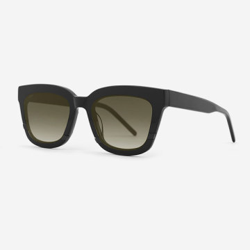 Square facade Acetate Unisex Sunglasses