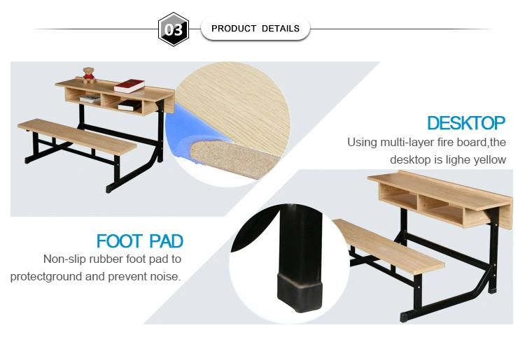 China High Quality Adult School Desk and Chair Student Study Desk