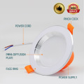 ثلاثة ألوان LED LED Downlight مصابيح