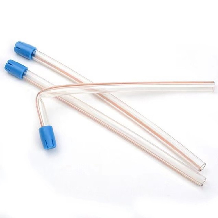 Pabrik Langsung Gigi Saliva Disal Saliva Ejector Gigi Dental Disposable PVC Saliva Ejector Stainless Steel Core Suction Tube