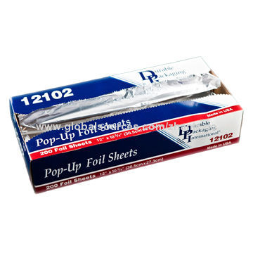 Popup Aluminum Foil Sheet for Cooking, Freezing and Storing in Kitchen
