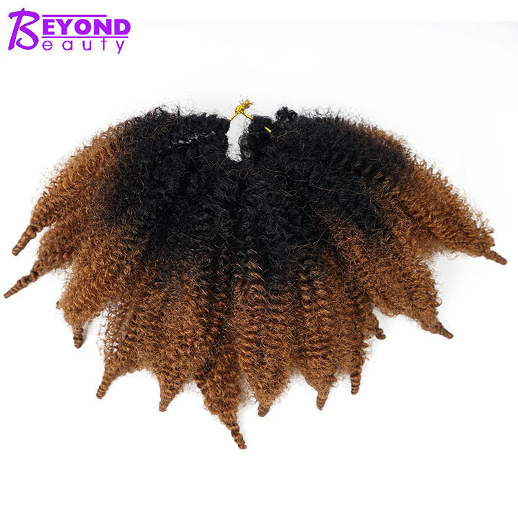 afro kinky marley braids hair twist crochet braids hair 8 inch synthetic Marley hair