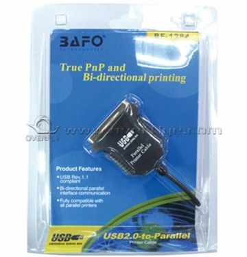 Fully Compatible Bf1284 Usb / Cn36 Parallel Cable Usb To Parallel Cable For All Printers