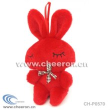 Plush Red Rabbit Toy