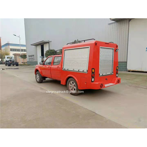 Carro de comida de recogida de doble cabina de Dongfeng