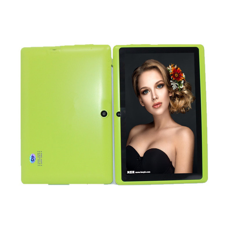 Hot Cheap Kids Learning Tablets Quad-core Full A33 HD 8G Android 9.0 Q88 7 inch Tablet