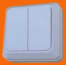 European-Style Exposed-Mounted Rocker Switch