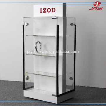 Acrylic floor standing watch display stand,watch display showcase&cabinet