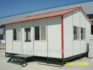 Flat packing prefab container house for living