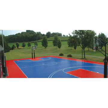 Экологичный силиконовый PU Эластичный слой QT Courts Спортивная площадка для настила Спортивная беговая дорожка