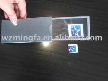 Pumping magnifier with LED light