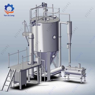 Centrifuge spray dryer of formaldehyde resin