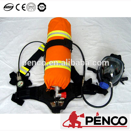 Fireman protective breathing apparatus self contained breathing apparatus