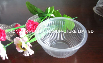 Disposable Clear Plastic Salad Bowls Yogurt Cups 200ml Dia9.5xh5.0cm