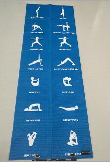 PVC foldable fitness mat