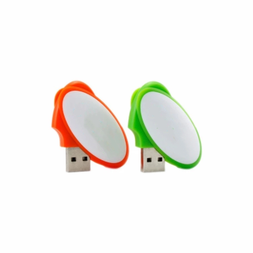 Chiavetta USB girevole in plastica personalizzata calda