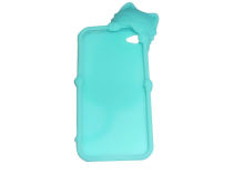 Eco-friendly Anti-slip Stylish Kiki Silicone Case Kitten Iphone 4s / 4 Protective Covers