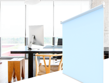 Outdoor Roll-up Blinds Roller Window Shade Dyed Curtains