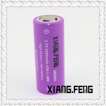 3.7V Xiangfeng 26650 5200mAh 45A Batterie au lithium rechargeable Imr Liion Battery
